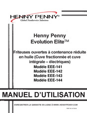Henny Penny Evolution Elite EEE-141 Manuel D'utilisation