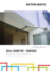 entrematic Ditec DAB205 Manuel D'utilisation