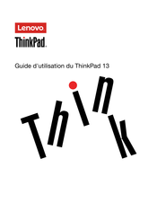Lenovo ThinkPad 13 Guide D'utilisation