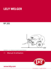 LELY WELGER RP 205 Manuel D'utilisation