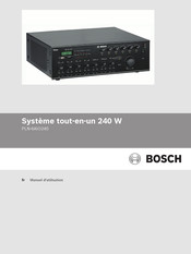 Bosch PLN-6AIO240 Manuel D'utilisation