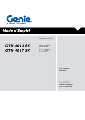 Terex Genie GTH 4013 SX Mode D'emploi