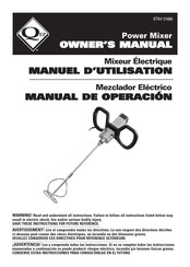 QEP 21660 Manuel D'utilisation