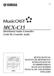 Yamaha MusicCAST MCX-C15 Manuel De Référence