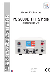 Electro-Automatik PS 2042-06 B Manuel D'utilisation