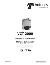 Antunes VCT-2000 Manuel D'utilisation