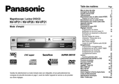 Panasonic NV-VP21 Mode D'emploi