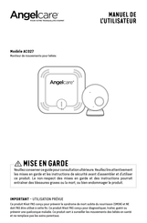 Angelcare AC027 Manuel De L'utilisateur