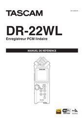 Tascam DR-22WL Manuel De Référence