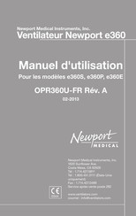 Newport Medical Instruments e360E Manuel D'utilisation