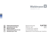 Waldmann Flat Tec MZA 154 Mode D'emploi