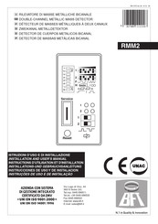 BFT RMM2 Instructions D'utilisation Et D'installation