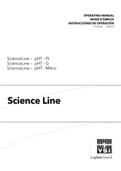 YSI ScienceLine -pHT - G Mode D'emploi