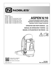 Nobles ASPEN 10 Manuel D'utilisation Et Carnet De Pièces Détachées