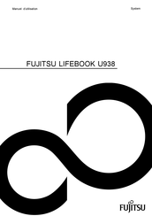 Fujitsu LIFEBOOK U938 Manuel D'utilisation