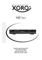 Xoro HRT 8300 Manuel D'emploi