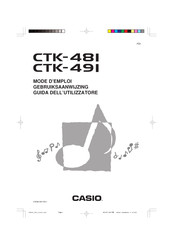 Casio CTK-481 Mode D'emploi