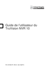 Interlogix TruVision NVR 10 Guide De L'utilisateur