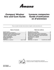 Amana NTC3500FW Guide D'utilisation Et D'entretien