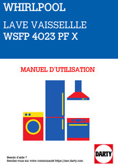 Whirlpool WSFP 4O23 PF X Manuel D'utilisation