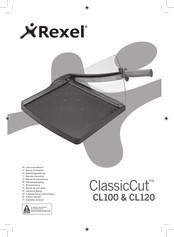 Rexel ClassicCut CL100 Manuel D'utilisation