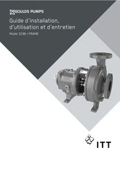 ITT Goulds LF 3196 i-FRAME Guide D'installation, D'utilisation Et D'entretien
