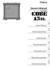 Roland CUBE 15XL Mode D'emploi