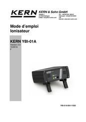 KERN and SOHN YBI-01A Mode D'emploi