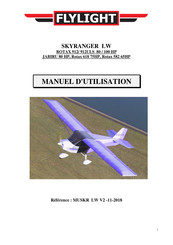 Flylight Airsports SKYRANGER LW ROTAX 100 HP Manuel D'utilisation