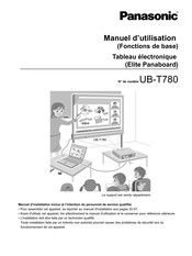 Panasonic UB-T780 Manuel D'utilisation