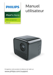 Philips PicoPix Nano PPX120 Manuel Utilisateur