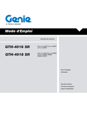 Genie GTH-4016 SR Mode D'emploi