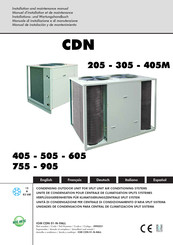 Airwell CDN 505 Manuel D'installation Et De Maintenance