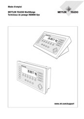 Mettler Toledo IND690-Sys Mode D'emploi