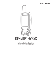 Garmin GPSMAP 65S Manuel D'utilisation
