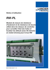 LANCIER Monitoring RM-PL Notice D'utilisation