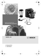 Bosch MUMX50GXDE Notice D'utilisation
