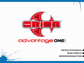 Team Orion Advantage One 405 Mode D'emploi