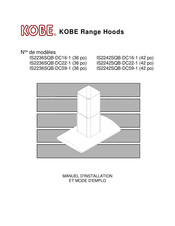 KOBE IS2242SQB-DC59-1 Manuel D'installation Et Mode D'emploi