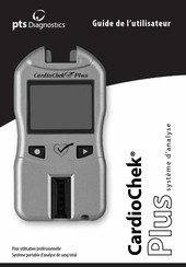 pts Diagnostics CardioChek Plus Guide De L'utilisateur