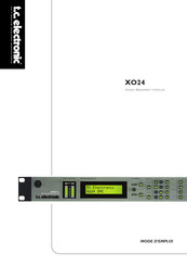 T.C. Electronic XO24 Mode D'emploi