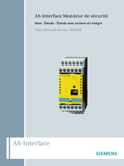 Siemens AS-Interface Instructions De Service
