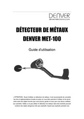 Denver Electronics DENVER MET-100 Guide D'utilisation