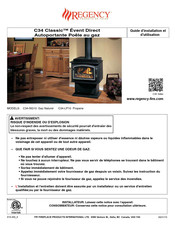 Regency Classic C34-LP10 Propane Guide D'installation Et D'utilisation