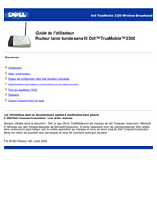 Dell TrueMobile 2300 Guide De L'utilisateur