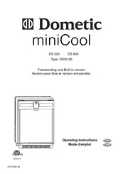 Dometic miniCool DS 600 DS20-60 Mode D'emploi