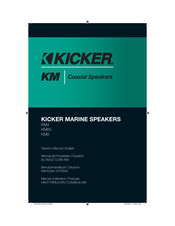 Kicker KM4 Manuel D'utilisation