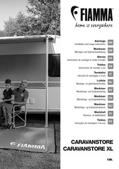 Fiamma CaravanStore 190 Instructions De Montage Et Mode D'emploi