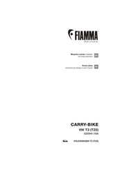 Fiamma CARRY-BIKE VW T3 T25 02094-19A Instructions De Montage Et Mode D'emploi