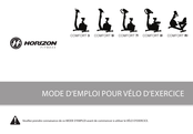 Horizon Fitness Comfort 8i Mode D'emploi